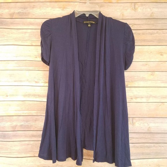 always indigo cardigan